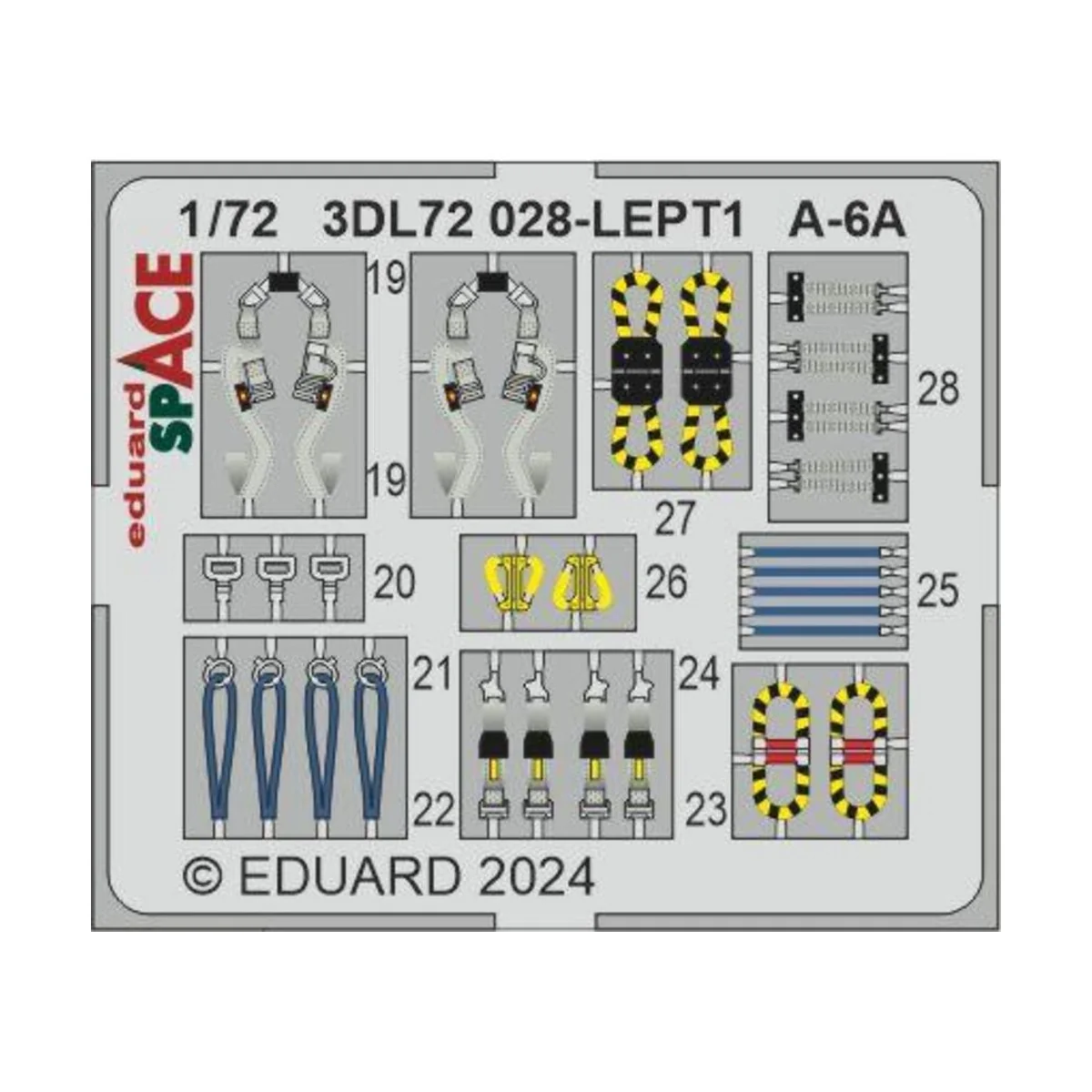 A-6A SPACE 1/72 TRUMPETER, 1/72 - Eduard Accessories 3DL72028