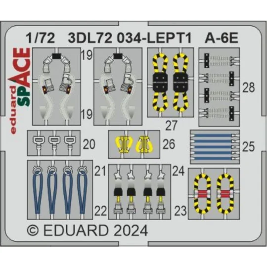 A-6E SPACE, 1/72 - Eduard Accessories 3DL72034