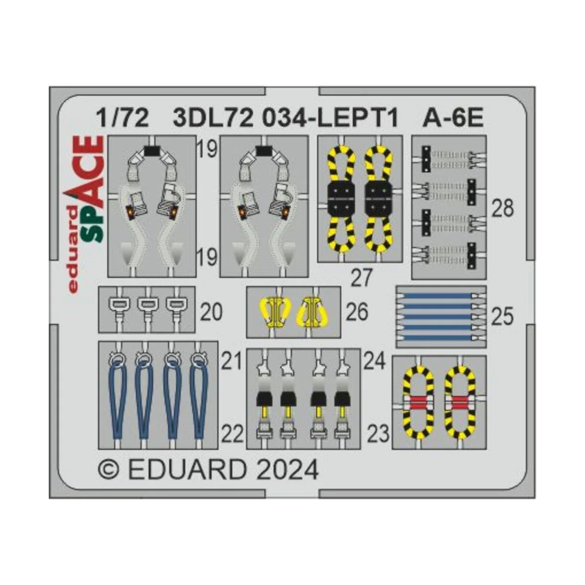 A-6E SPACE, 1/72 - Eduard Accessories 3DL72034