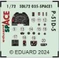 P-51D-5 SPACE, 1/72 - Eduard Accessories 3DL72035