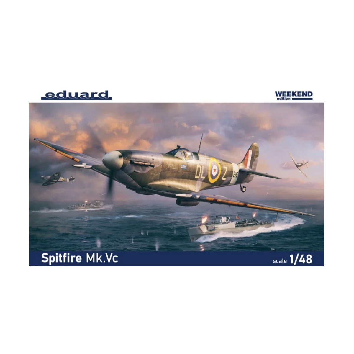 Spitfire Mk.Vc 1/48 Weekend edition, 1/48 - Eduard Plastic Kits 84192