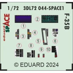 F-35B SPACE TAMIYA, 1/72 - Eduard Accessories 3DL72044 2