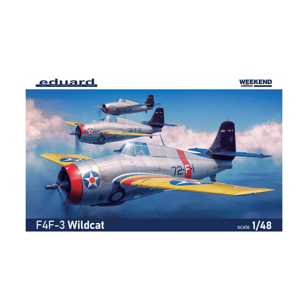 F4F-3 WILDCAT 1/48 EDUARD-WEEKEND - Eduard Plastic Kits 84193
