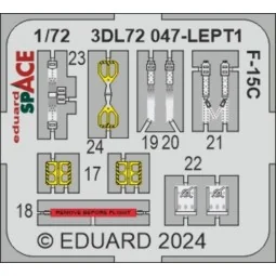 F-15C SPACE, 1/72 - Eduard Accessories 3DL72047