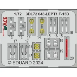 F-15D SPACE, 1/72 - Eduard Accessories 3DL72048