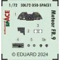Meteor FR.9 SPACE AIRFIX, 1/72 - Eduard Accessories 3DL72050