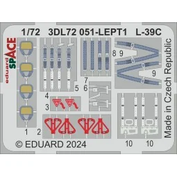 L-39C SPACE EDUARD, 1/72 - Eduard Accessories 3DL72051