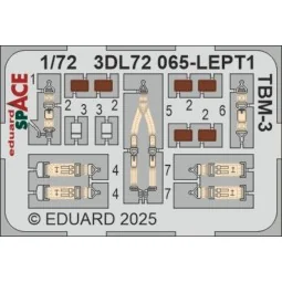 TBM-3 SPACE HOBBY BOSS, 1/48 - Eduard Accessories 3DL72065 2