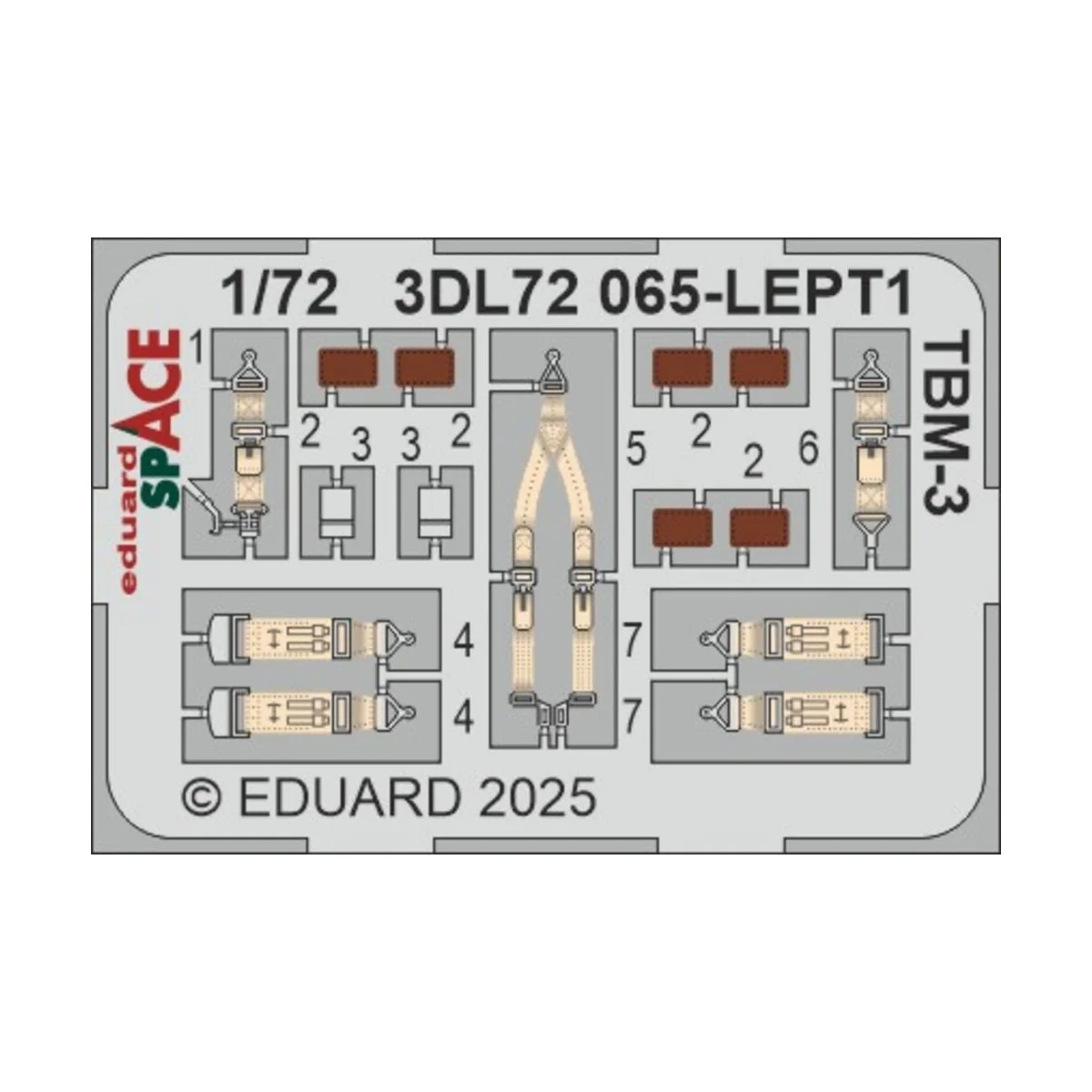 TBM-3 SPACE HOBBY BOSS, 1/48 - Eduard Accessories 3DL72065