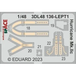 Hurricane Mk.IIc SPACE 1/48 ARMA HOBBY, 1/48 - Eduard Accessories 3... 2