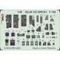 F-14B SPACE 1/48 GREAT WALL HOBBY, 1/48 - Eduard Accessories 3DL48143