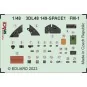 FM-1 SPACE, 1/48 - Eduard Accessories 3DL48149