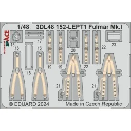 Fulmar Mk.I SPACE, 1/48 - Eduard Accessories 3DL48152 2