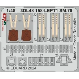 SM.79 SPACE 1/48 EDUARD, 1/48 - Eduard Accessories 3DL48158 2