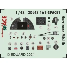 Hurricane Mk.IIb SPACE 1/48 ARMA HOBBY, 1/48 - Eduard Accessories 3... 2