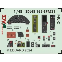F4U-2 SPACE 1/48 MAGIC FACTORY, 1/48 - Eduard Accessories 3DL48165 2