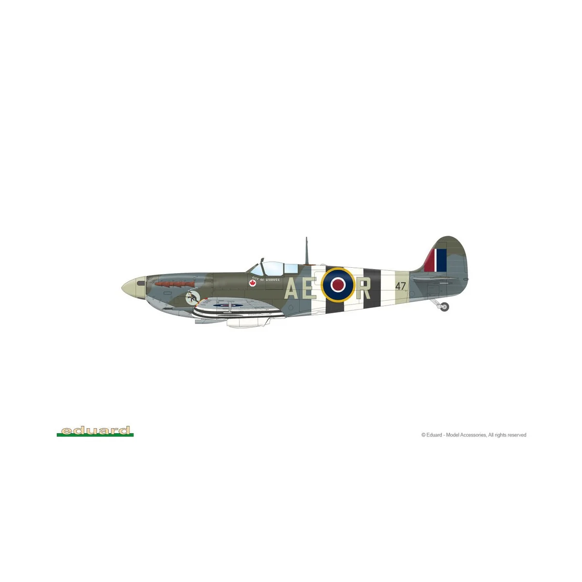Spitfire Mk.Vb OVERLORD, 1/48 - Eduard Plastic Kits 84200