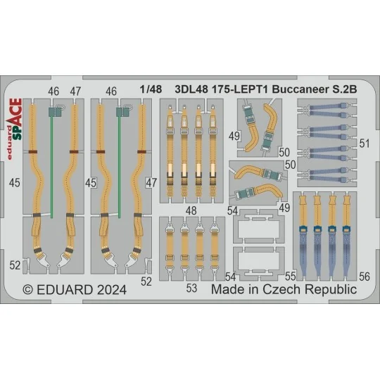 Buccaneer S.2B SPACE AIRFIX, 1/48 - Eduard Accessories 3DL48175