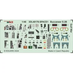 Buccaneer S.2B Gulf War SPACE AIRFIX, 1/48 - Eduard Accessories 3DL... 2