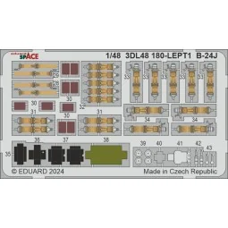 B-24J SPACE HOBBY BOSS, 1/48 - Eduard Accessories 3DL48180