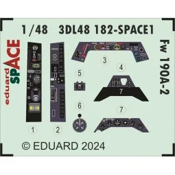 Fw 190A-2 SPACE EDUARD, 1/48 - Eduard Accessories 3DL48182 2