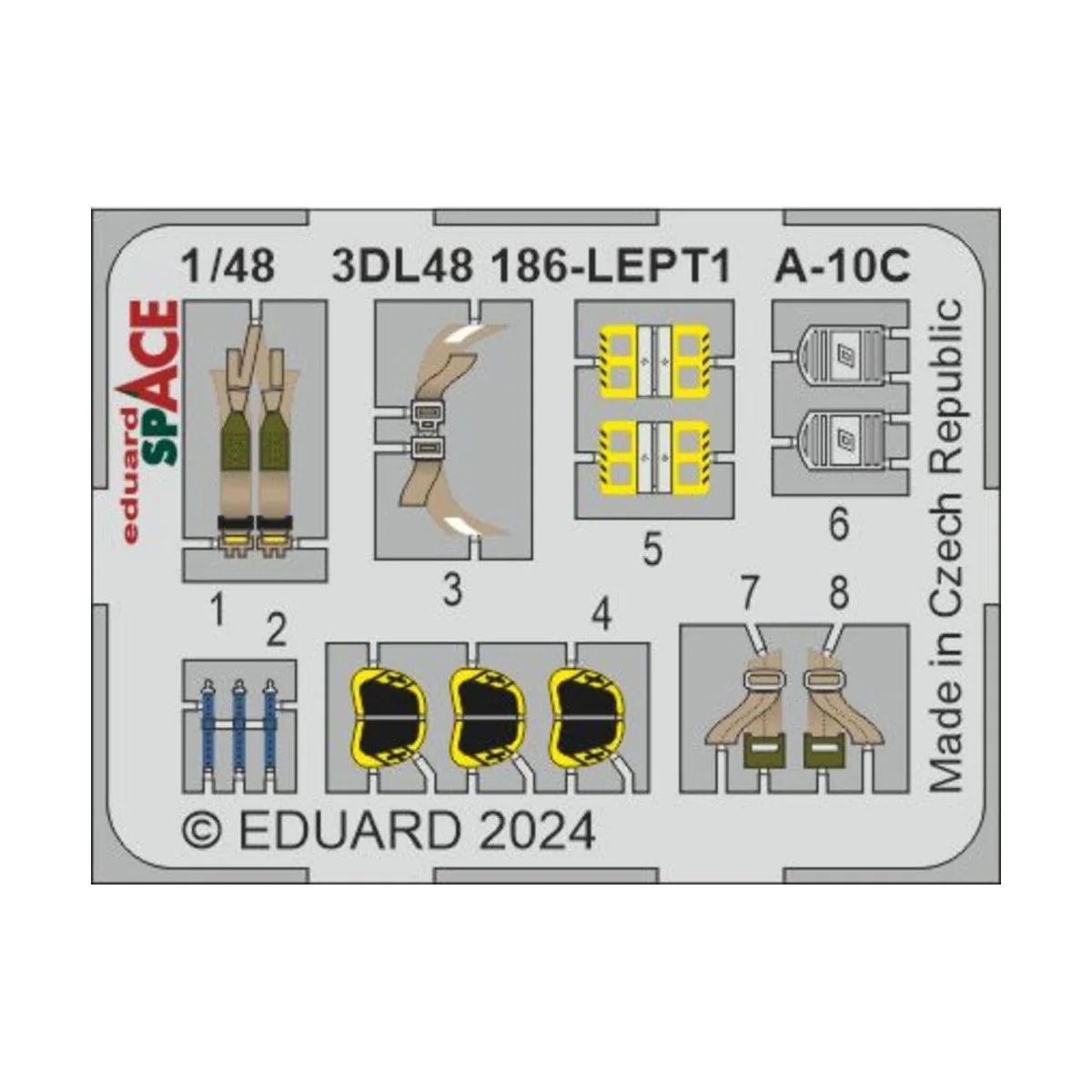 A-10C SPACE, 1/48 - Eduard Accessories 3DL48186