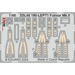 Fulmar Mk.II SPACE, 1/48 - Eduard Accessories 3DL48190