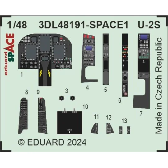 U-2S SPACE, 1/48 - Eduard Accessories 3DL48191