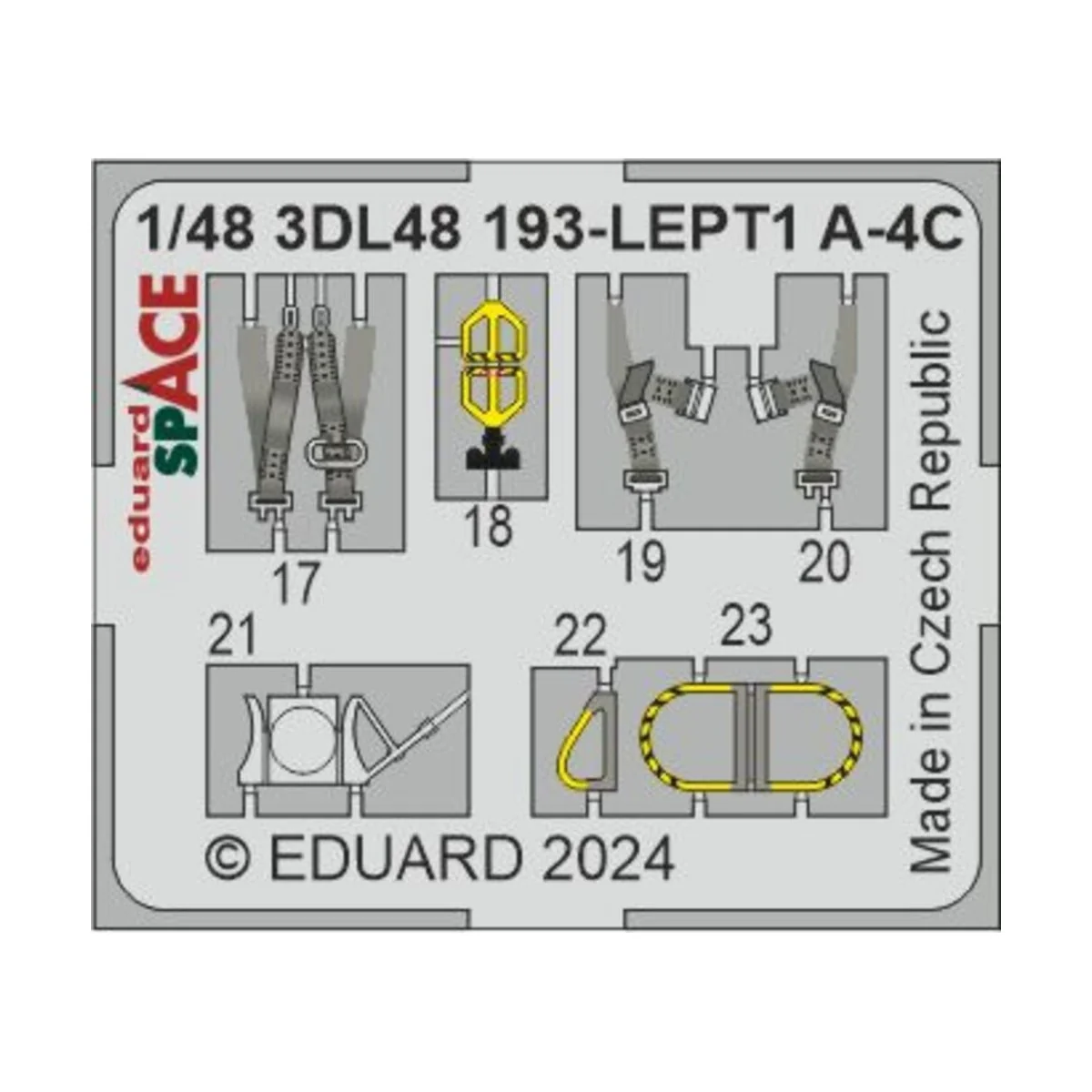 A-4C SPACE, 1/48 - Eduard Accessories 3DL48193