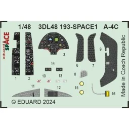 A-4C SPACE, 1/48 - Eduard Accessories 3DL48193 2