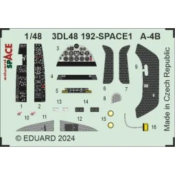 A-4B SPACE, 1/48 - Eduard Accessories 3DL48192 2