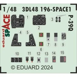 P-39Q SPACE ARMA HOBBY, 1/48 - Eduard Accessories 3DL48196 2