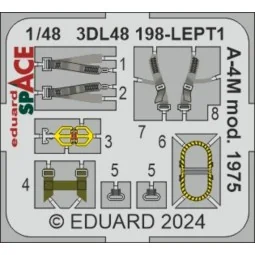 A-4M mod. 1975 SPACE MAGIC FACTORY, 1/48 - Eduard Accessories 3DL48198