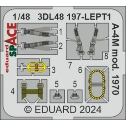A-4M mod. 1970 SPACE MAGIC FACTORY, 1/48 - Eduard Accessories 3DL48197