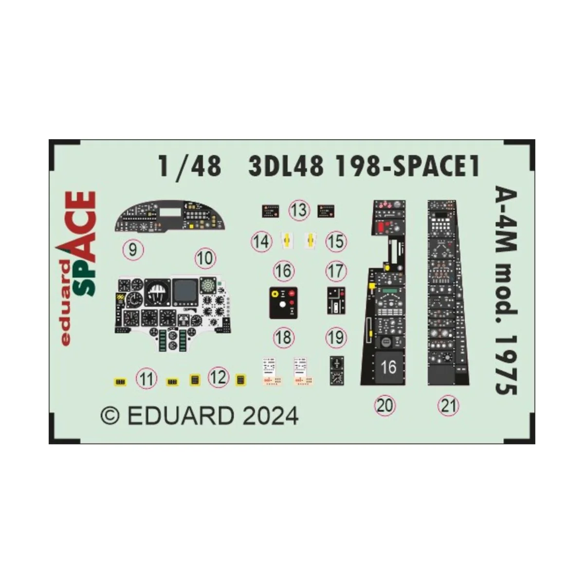 A-4M mod. 1975 SPACE MAGIC FACTORY, 1/48 - Eduard Accessories 3DL48198