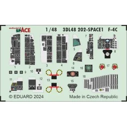 F-4C SPACE, 1/48 - Eduard Accessories 3DL48202 2