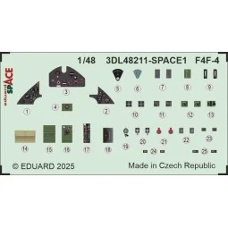 F4F-4 SPACE ACADEMY, 1/48 - Eduard Accessories 3DL48211 2