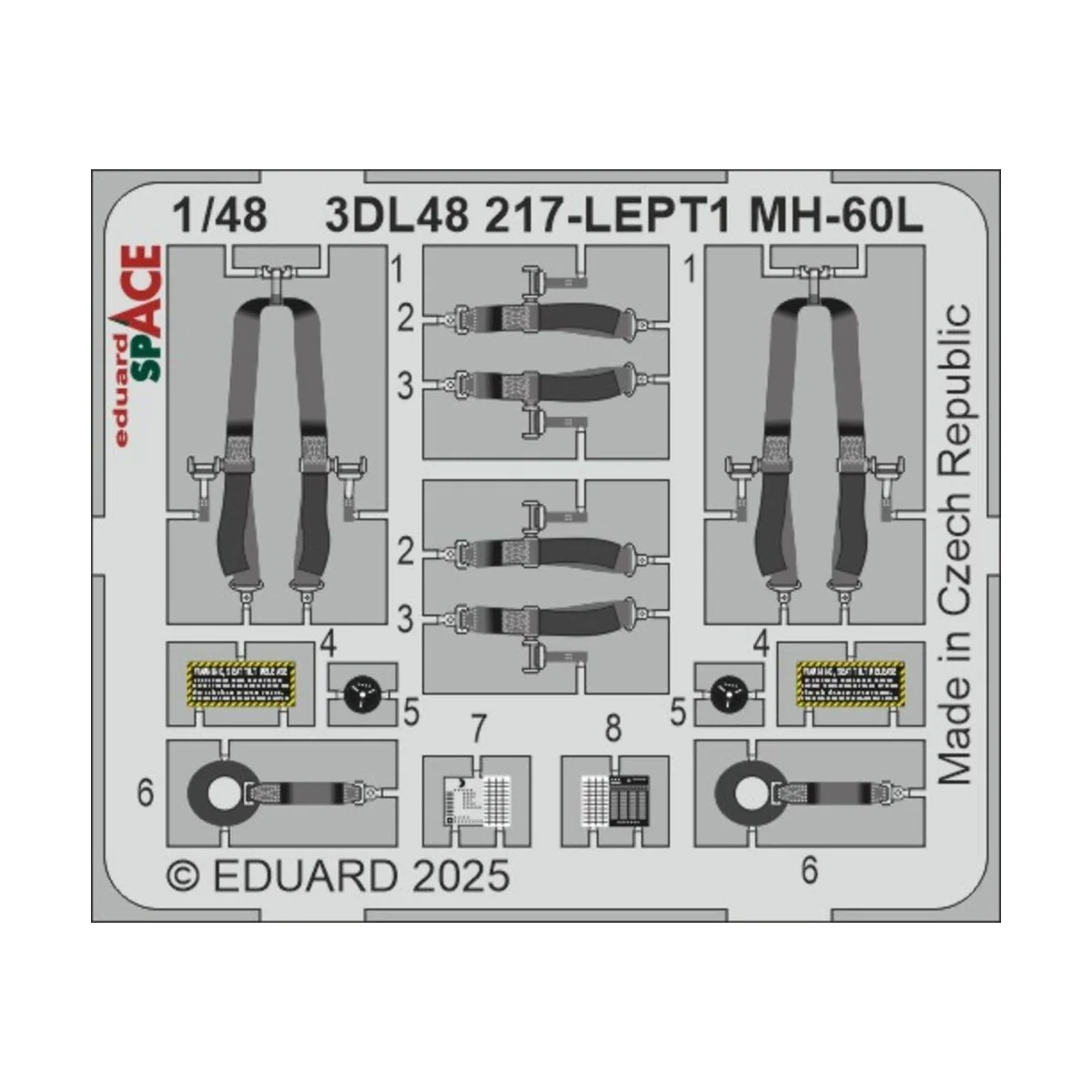 MH-60L SPACE ICM, 1/48 - Eduard Accessories 3DL48217