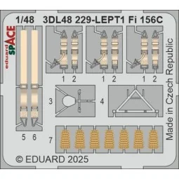 Fi 156C SPACE TAMIYA, 1/48 - Eduard Accessories 3DL48229 2