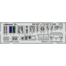 F-35C, 1/72 - Eduard Accessories SS837