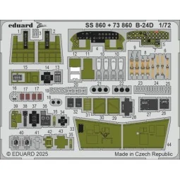 B-24D for Airfix, 1/72 - Eduard Accessories SS860