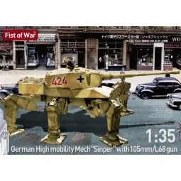 German High mobility Mech, sinper with 105mm/L68 gun, 1/35 - Modelc...