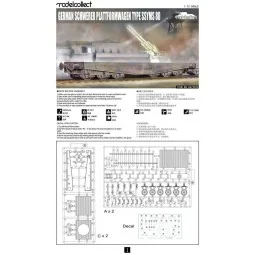Germany Schwere Plattformwagen type ssyms 80, 1/72 - Modelcollect U... 2