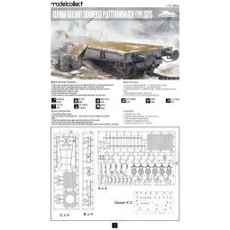 German Railway Schwerer Plattformwagen Type ssys 1+1 pack, 1/72 - M... 2
