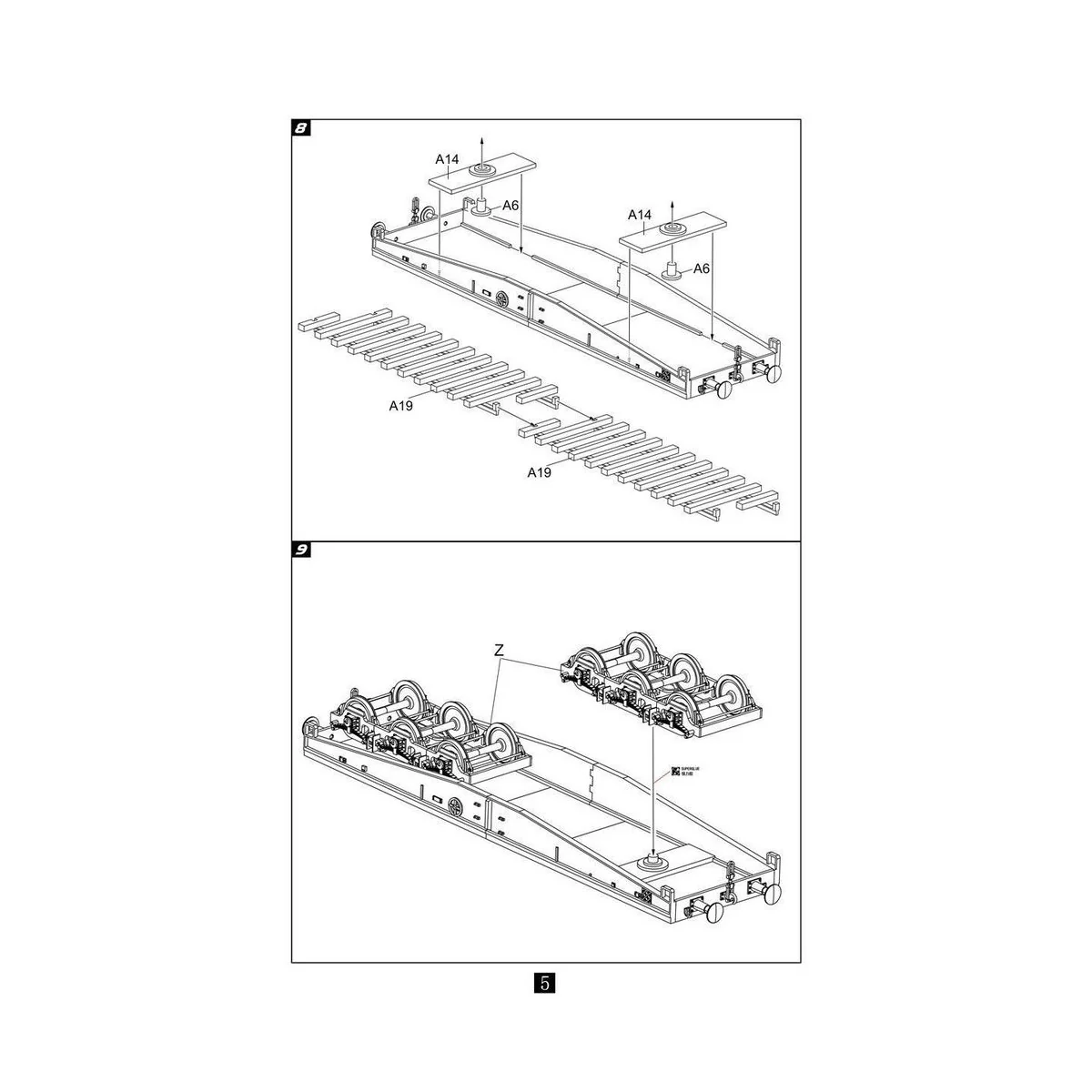 Germany Schwere Plattformwagen type ssyms 80, 1/72 - Modelcollect U...