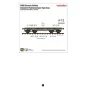 German Railway Schwerer Plattformwagen Type ssys 1+1 pack, 1/72 - M...