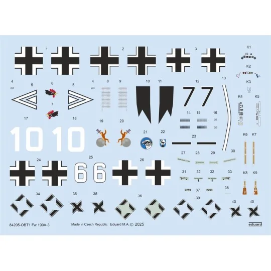 Fw 190A-3 EDUARD-WEEKEND, 1/48 - Eduard Plastic Kits 84205 Fw 190A-3 EDUARD-WEEKEND, 1/48 - Eduard Plastic Kits 84205