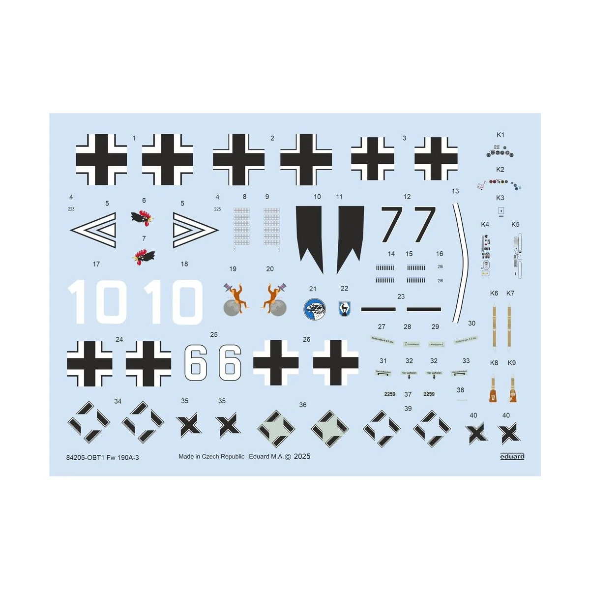 Fw 190A-3 EDUARD-WEEKEND, 1/48 - Eduard Plastic Kits 84205 Fw 190A-3 EDUARD-WEEKEND, 1/48 - Eduard Plastic Kits 84205