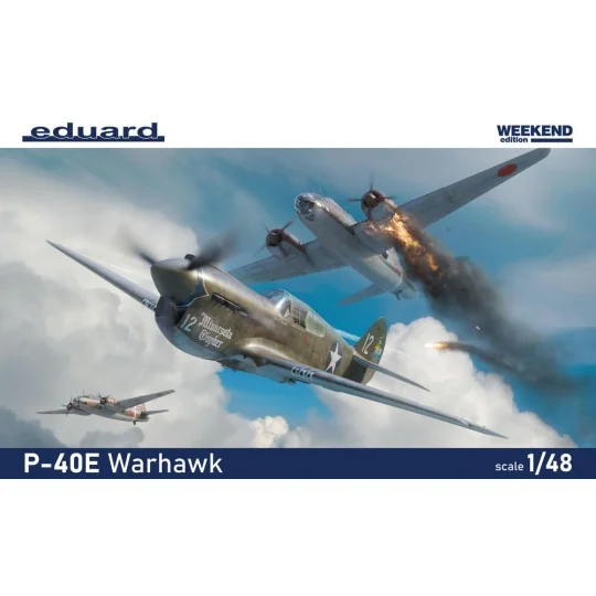 P-40E Warhawk - Eduard Plastic Kits 84207