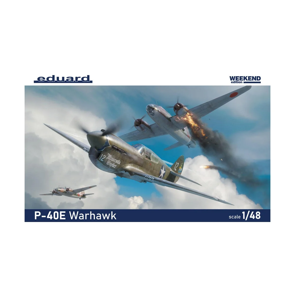 P-40E Warhawk - Eduard Plastic Kits 84207